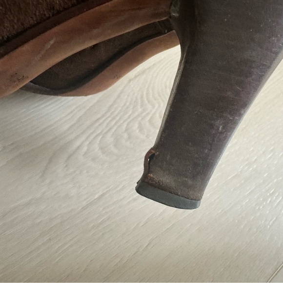 Vintage Varda Lace up Suede Booties Italian made - Picture 6 of 15